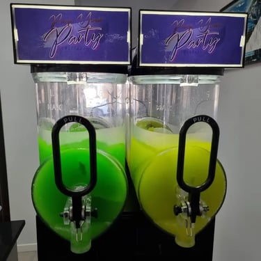 Slushie Machine chilling at a Birthday Event in Mountcotton, Redlands - party hire by SweetAz Co.