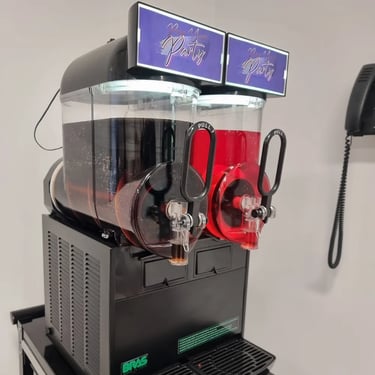 Slushie Machine chilling for the Junior Graduation in Capalaba, Redlands - party hire by SweetAz Co.