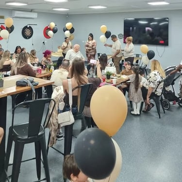 Speech Time at Torii's 30Th Birthday in Ormeau, Gold Coast - party hire by SweetAz Co.