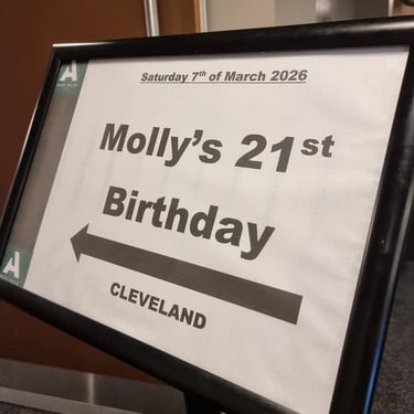 Sweetaz Crew arriving at function room of a 21st Celebration in Alexandrahills, Redlands - party hire by SweetAz Co.