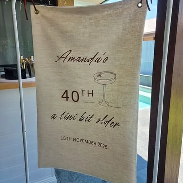 Sweetaz Crew checking out the setup at a 40th Birthday in Mountcotton, Redlands - party hire by SweetAz Co.