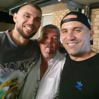 Sweetaz Crew chilling with friends at an epic 60th Birthday in Wakerley, Brisbane - party hire by SweetAz Co.