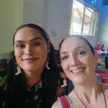 Sweetaz Crew making time for Christmas Dancing in Crestmead, Logan - party hire by SweetAz Co.