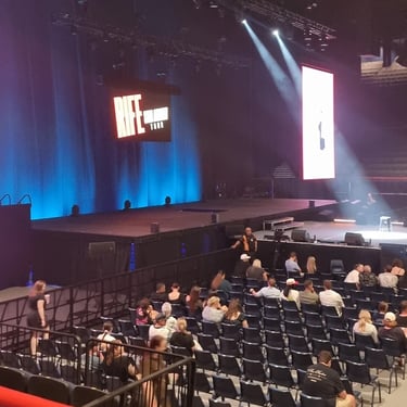 Sweetaz Crew enjoying some mid week down time at a Comedy Show in Boondall, Brisbane - party hire by SweetAz Co.