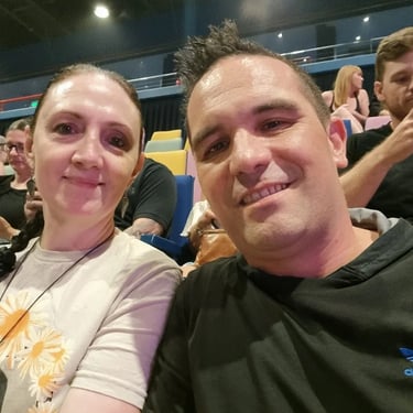 Sweetaz Crew having experiences together at a Comedy Spectacular in Boondall, Brisbane - party hire by SweetAz Co.