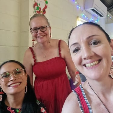 Sweetaz Crew taking time out with Dancing Friends in Crestmead, Logan - party hire by SweetAz Co.