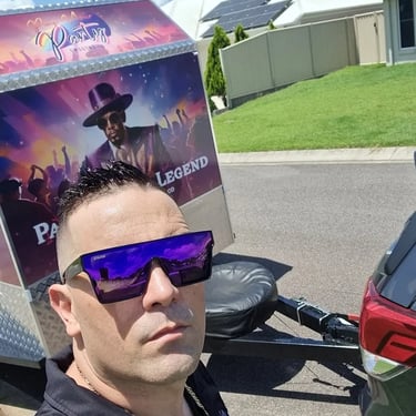 Sweetaz Crew setting out for a Graduating Y12 house party in Thornlands, Redlands - party hire by SweetAz Co.