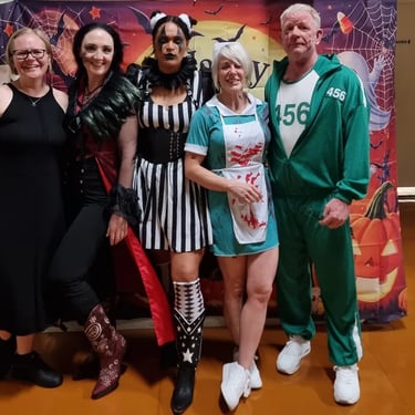 Sweetaz Crew bringing the ghoul to a Halloween Linedance in Crestmead, Logan - party hire by SweetAz Co.