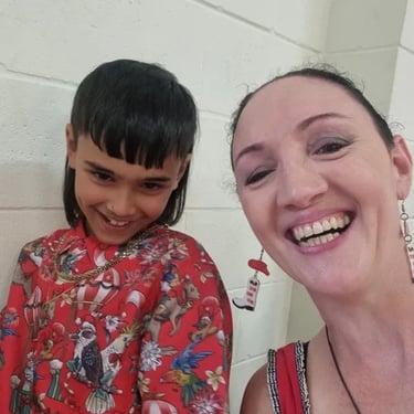 Sweetaz Crew celebrating Christmas with Line Dancing in Crestmead, Logan - party hire by SweetAz Co.