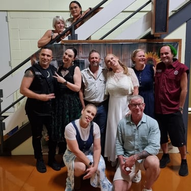 Sweetaz Crew enjoying moments at a friends Marriage Party in Crestmead, Logan - party hire by SweetAz Co.