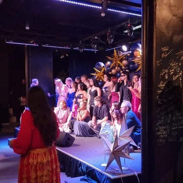 Sweetaz Crew taking in the moments at a School Formal in Beenleigh, Logan - party hire by SweetAz Co.