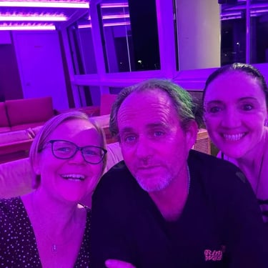 Sweetaz Crew and a moment with friends for our Wedding Anniversary in Newfarm, Brisbane - party hire by SweetAz Co.