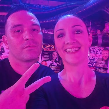 Sweetaz Crew relaxing with friends at a Xmas Celebration in Paddington, Brisbane - party hire by SweetAz Co.