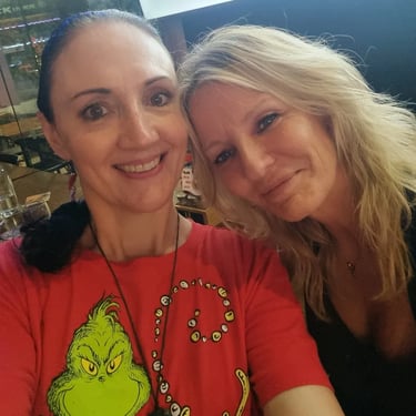 Sweetaz Crew with non dancing friends at a Xmas Event event in Southport, Gold Coast - party hire by SweetAz Co.