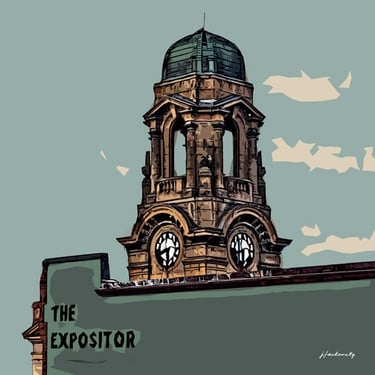 Expositor Building City Hall Tower 12248