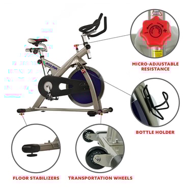 Exercise bike features
