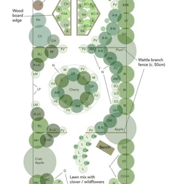 Permaculture garden design