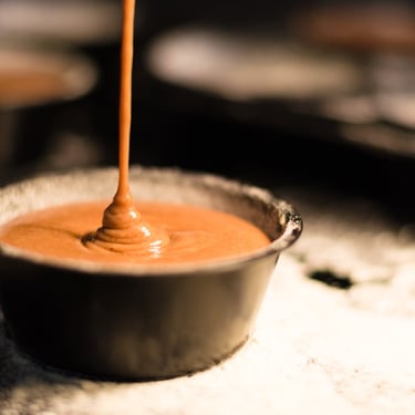 dulce de leche recipiente negro
