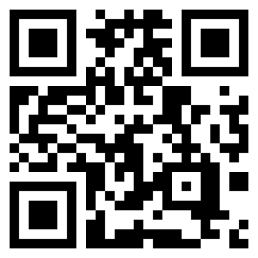 a qr coder with a black and white background
