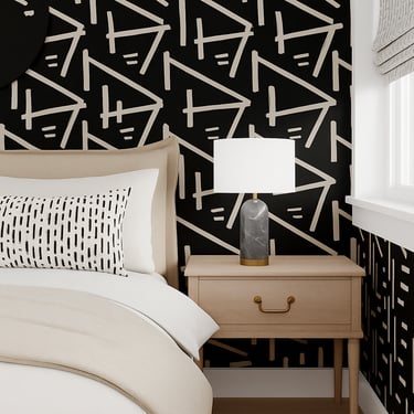 Atelier 59 STUDIO - Wallpaper ~ Hanging Is, Fabric ~ Dashes 1 Dot