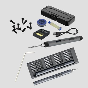 Atsuktuvai, lituoklis, įrankiai