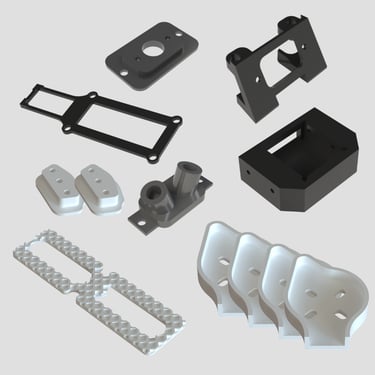 FPV Dronų Rėmų dalys