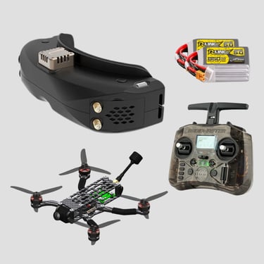 Rinkiniai, Dronas, Pultas, Akiniai, Baterijos, Akumuliatoriai