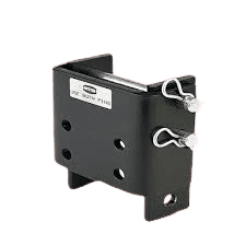 Towbar accessories including towball, mounting bracket, and electrical components.