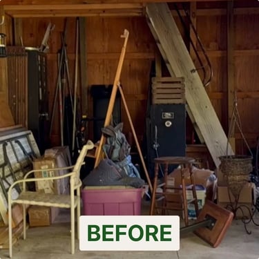 Image of full room in Metro Detroit before property cleanout service