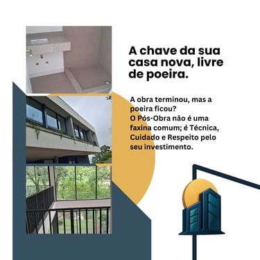 Limpeza pos obra em grandes empreendimentos