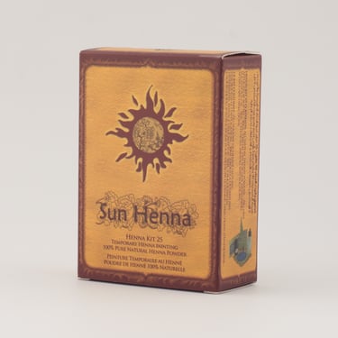 Sun Henna Kit 25 product image on grey background