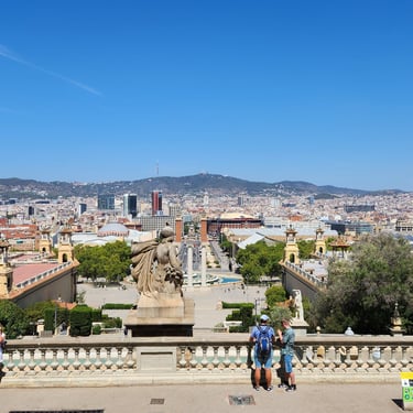 View of Barcelona from Museu Nacional D'Art De Catalunya (MNAC)