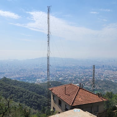 View of Barcelona from Mount Tibidabo