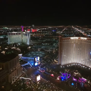 Night View from The Palazzo - Las Vegas