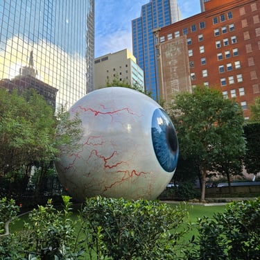 Eye Sculpture - Dallas