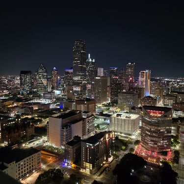 Night View of Dallas from Reunion Tower