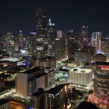 Night View of Dallas from Reunion Tower
