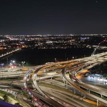 Night View of Dallas from Reunion Tower