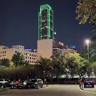 Bank of America Plaza at Night - Dallas