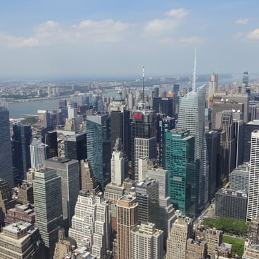View of New York from Empire State Building
