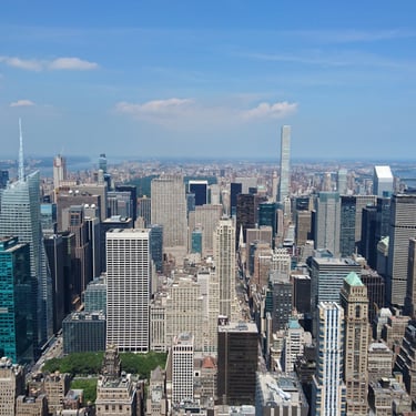 View of New York from Empire State Building