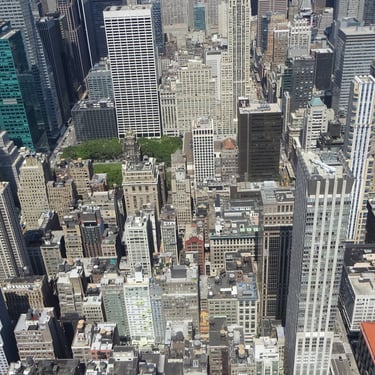 View of New York from Empire State Building
