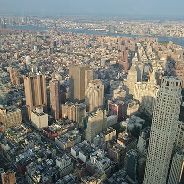 View of New York from One World Trade Center