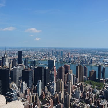 View of New York from Empire State Building