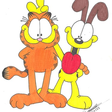 Garfield & Odie