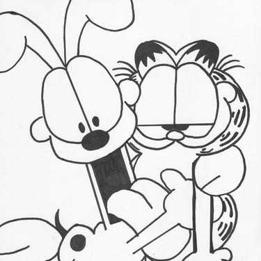 Garfield & Odie Hug
