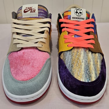 Jordan 1 Low Bespoke 'Loads of Materials'