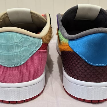 Jordan 1 Low Bespoke 'Loads of Materials'