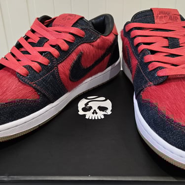 Jordan 1 Low Bespoke 'Denim & Pony Hair'