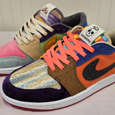 Jordan 1 Low Bespoke 'Loads of Materials'